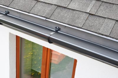 Gutter Cover System on Commercial Building