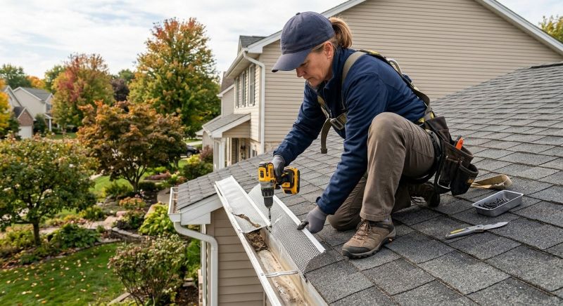 Gutter Screen Repair in Roseville, CA