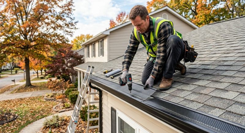 Leaf Barrier Installation in Longmont, CO
