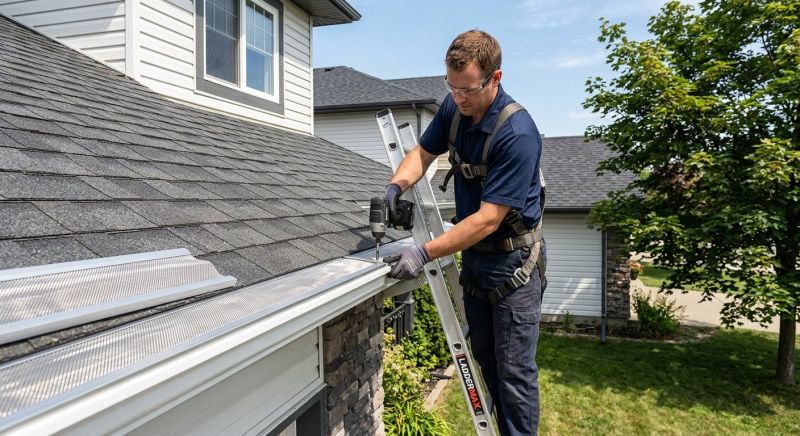 Leaf Barrier Installation in Redmond, WA